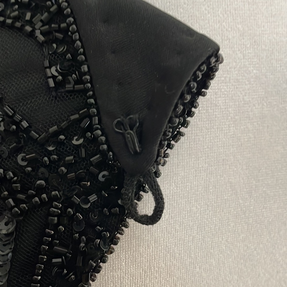 Adrianna Papell fully beaded halter cocktail dress size 14 - Picture 14 of 16